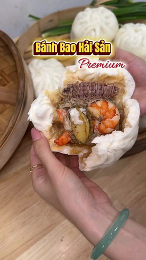 Cách làm bánh bao hải sản premium#mibanhbao #botbanhbaotronsanmibanhbao #banhbaocohoang
