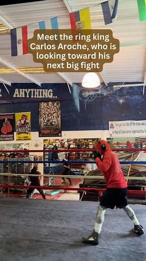 1K views | At Carlos Aroche, he saw his older brother box for the...