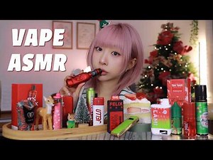VAPE ASMR) Happy Holidays! Christmas mood vapes | 크리스마스 느낌 가득 담아..🎄 따뜻한 연말을 함께할 전자담배 에셈알