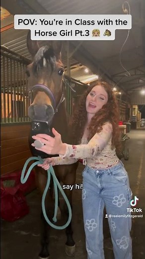 POV: You’re in Class with the Horse Girl 👧🏼🐴