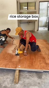 1.4K reactions · 224 shares | Ideas sa paggawa ng rice storage box step bay step #reels #construction | Jeanante Valera | Facebook