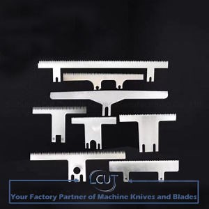 [Hot Item] Serrated Cutting Knife Saw Blade Tooth Blades for Food Packaging Bag Case Sealer Machine Cutting Blade