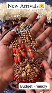 Brand Name:- PEARL JEWEL27 Booking number:- 8360911176 *#PJ 1535* New arrivals Lakshmi Pandent with matar mala with earrings #pearl_jewel27 #AIBAPremiumSaler #exclusive #premiumquality #pendantnecklace #templejewellerycollection #indianculture #trendingreels #designerjewelry #treditionaljewellery #weddingjewellery #trends2025 | AIBA 2.0 - All IndiaBusiness Women's Association 2.0