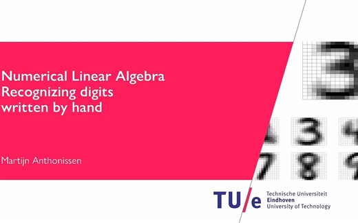 Recognizing digits written by hand