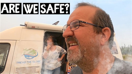 Wild fires affect our van life adventure to the Arctic - check out!