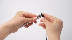 Electroshock Anal Plug Urethral Dilator Set for Male and Female Wearable Butt Plug Horse Eye Stick Stainless Steel Electric Stimulation Adult Sex Toys (M)