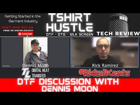DTF 101 DTF EXPERT Dennis Moon Shares Top Tips for Starting a T Shirt Side Hustle #tshirthustle