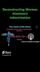NEW EPISODE ALERT! The Corin Grillo Show: Sex, Lies and the LDS Church  Catch the full episode below and be sure to follow The Corin Grillo Show for more juiciness! Spotify  https://podcasters.spotify.com/pod/show/corin-cartagena-grillo/ Apple  https://podcasts.apple.com/us/podcast/the-corin-grillo-show/id1703281421 #spiritualpodcast #coringrillo #indoctrination #spiritualjourney | Corin Grillo | Facebook
