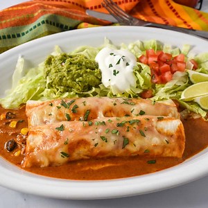 Shredded Chicken Enchiladas