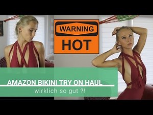 HOT German Girl Bikini try on Haul (Amazon Fashion) #german #summer #bikini