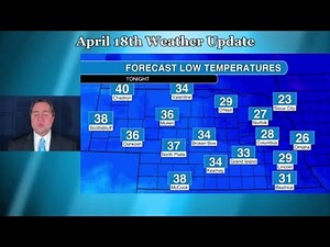 Monday, April 18 weather update for Nebraska