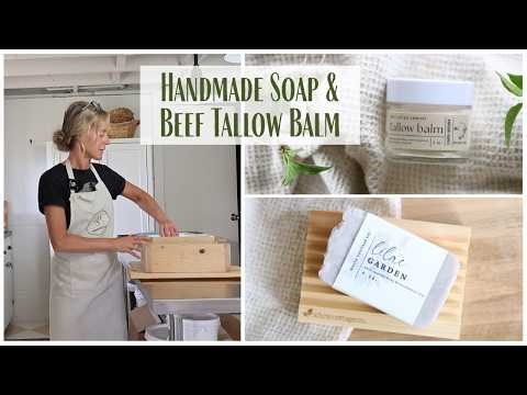 New Spa Product Ideas ~ Beef Tallow Balm~ Hot Process Soap