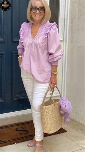 Comfortable Summer Dressing Ideas For Natural Older Women Over 50#timelessfashion