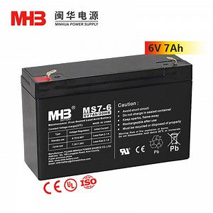 [Hot Item] Mhb Ms7-6 AGM DC 6V 7ah Battery Lead Acid UPS for Communication Equipment