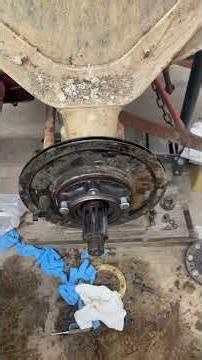 Ford 8N brake job. Backing plate install. #ford