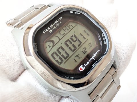 Champion Solar-Tech Radio Controlled Digital Watch by CITIZEN DP64