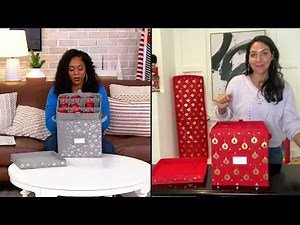 Tidy & Co. Holiday Storage Ornament Box & Multi- Purpose Storage on QVC