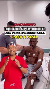 12K views · 222 reactions | Tratamiento de una taquicardia supraventricular con maniobra de valsalva modificada. | Soy Rawdy | Facebook