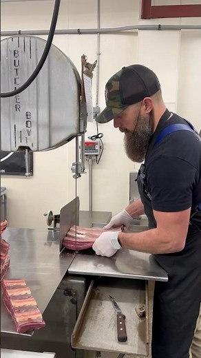 Bison short ribs 🔪🦬 #shorts #bison #shortribs