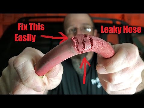 How to fix a leaking air hose (easy and cheap repair)