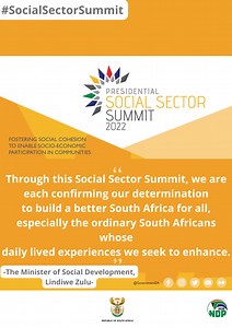#SocialSectorSummit | Department of Social Development
