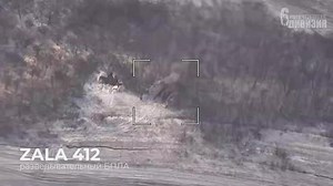 #Russian Lancet destroyed an Ukrainian Armed Forces tank near Stupochky. | Товарищ - Tovarisch
