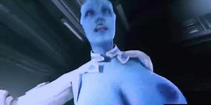 Mass Effect Liara and Edi Futanari