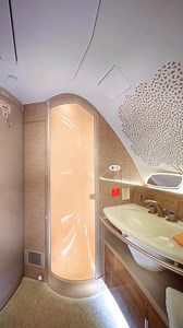 2.1K views · 25 reactions | INSIDE EMIRATES' SHOWER SPA Dubai's Emirates airline shares a footage of what's inside its iconic A380 Shower Spa. Fancy a shower at 40,000 feet? : Emirates/Instagram #TGFM | The Global Filipino Magazine | Facebook
