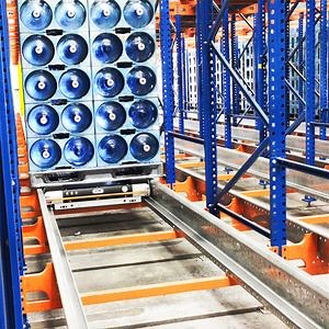 [Hot Item] Warehouse Channel Storage Fifo or Filo Shuttle Rack