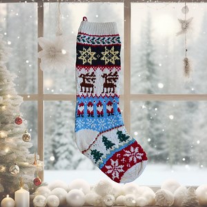 Christmas Stocking Knitting Pattern: Merrymaker Scandinavian Fair Isle (PDF Pattern) - Etsy