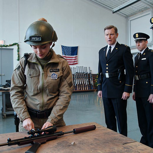 The General Walked Past Her Long-Range Rifle — Then Froze Reading Her 3,200-Meter Marksmanship Badge He barely slowed when he saw her—just another soldier in an armory corner, cloth moving in patient circles over a long-range rifle. Then his eye caught a small rectangle of metal and six words that did not belong to rumor: 3,200-METER CONFIRMED. General William Matthews stopped like someone had cut the power. “Soldier,” he said, voice clipped. “That’s impossible.” The room went quiet enough to he