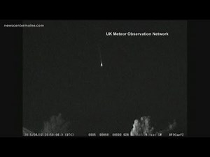 Meteor showers visible in Maine