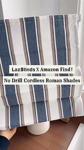 190K views · 885 reactions | 懶No Drill Fabric Blackout Roman Shades....