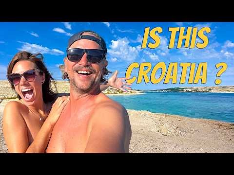 We went to EVERY NUDE BEACH on Pag Island in Croatia 🇭🇷