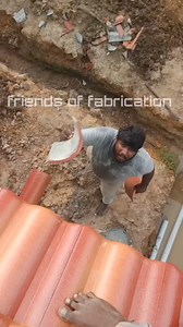 How To Ridge fixing || Monier Roof Tile || #Ridge #roofing #friendsoffabricaon #reelsfbシ #oduveedu #chettinaducottonsarees #BUILDINGDOCTOR #steel #welding #clay #roof | Rajan Rajan