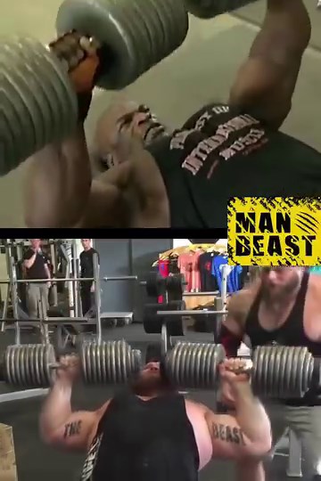945K views · 16K reactions | Ronnie Coleman VS Eddie Hall on dumbells  Video source "I believe in fitness" | Man Beast Strongman Events | Facebook