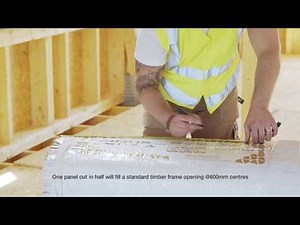 How to measure and cut HYBRIS for a pitched roof