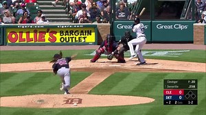 Travis Demeritte strikes out swinging.