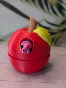 Worm in Apple Set | Cute Worms | Gifts for Teachers | Apple Toy | Apple Decor | Desk Decor | Cute | Whimsical | Tiny Critters - Etsy