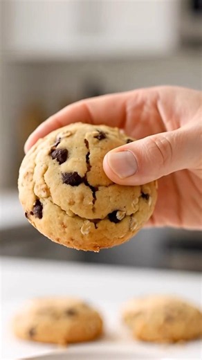 Easy Banana Oat Chocolate Chip Cookies 🍌🍪 #HealthyCookies #WeightLossSnacks #OatmealCookies
