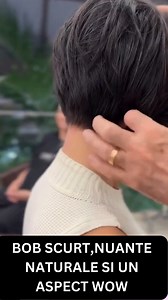 292K views · 2K reactions | Tunsoare bob scurt cu volum și nuanțe naturale. Perfect pentru un look modern și ușor de întreținut!✨ #tunsori #coafuri #bob #volum #frumusete | Tunsori la moda | Facebook