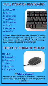 2.7K views · 29 reactions | Computer related full form #computer | NECI Computer Institute | Facebook
