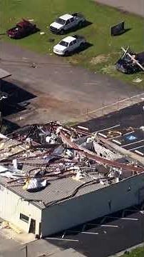 Tornado, storm damage in Somerset, Kentucky
