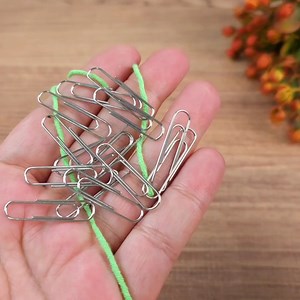 1.1K views · 30 reactions | I made a brand new model using Metal Paper Clips, you will love it | Crochet&knitting | Facebook