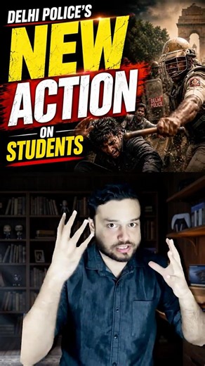 HUGE Warning By Delhi Police in India - They Won’t Spare Criminals - Student Protest #shorts