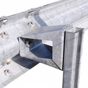 [Hot Item] Galvanized Steel W Beam Fence Post Block Barrier Box Spacer for Roadside Guardrail