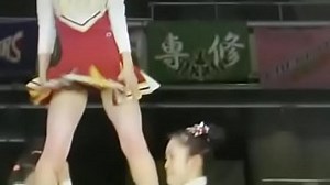 Cheerleader upskirt