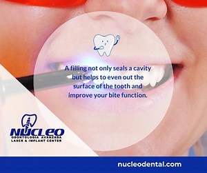 When treating a tooth cavity, the dentist will remove the decayed portion of your tooth and fill it with another substance. This procedure is called a tooth filling. . Phone: 915 308 0101 nucleodental.com . #NucleoDental #ElPasoTx #CiudadJuarez #NewMexico #dentalclinicnearme #oralcare #oralhealth #dentaltourism #dentaltourismmexico #dentalimplantsmexico #dentalimplantsjuarez #bestdentalserviceintown #cosmeticdentistry #dentalservice #orthodonticservice #fullmouthrehabilitation #americaninsurance