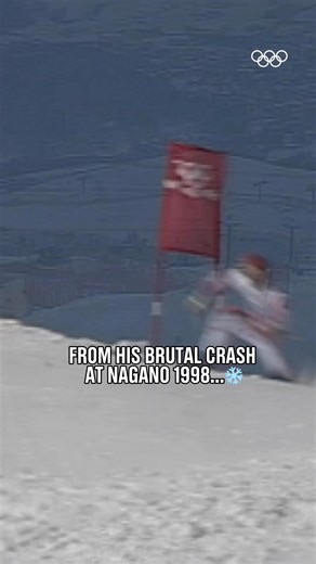 The ‘Herminator’. ⛷️The skiing legend, Hermann Maier, recovered from an insane crash to win two Olympic golds at #Nagano1998. 🥇🥇#OlympicQualifiers #MilanoCortina2026 | Olympics