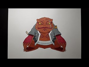How to draw Gamabunta - Naruto (399)